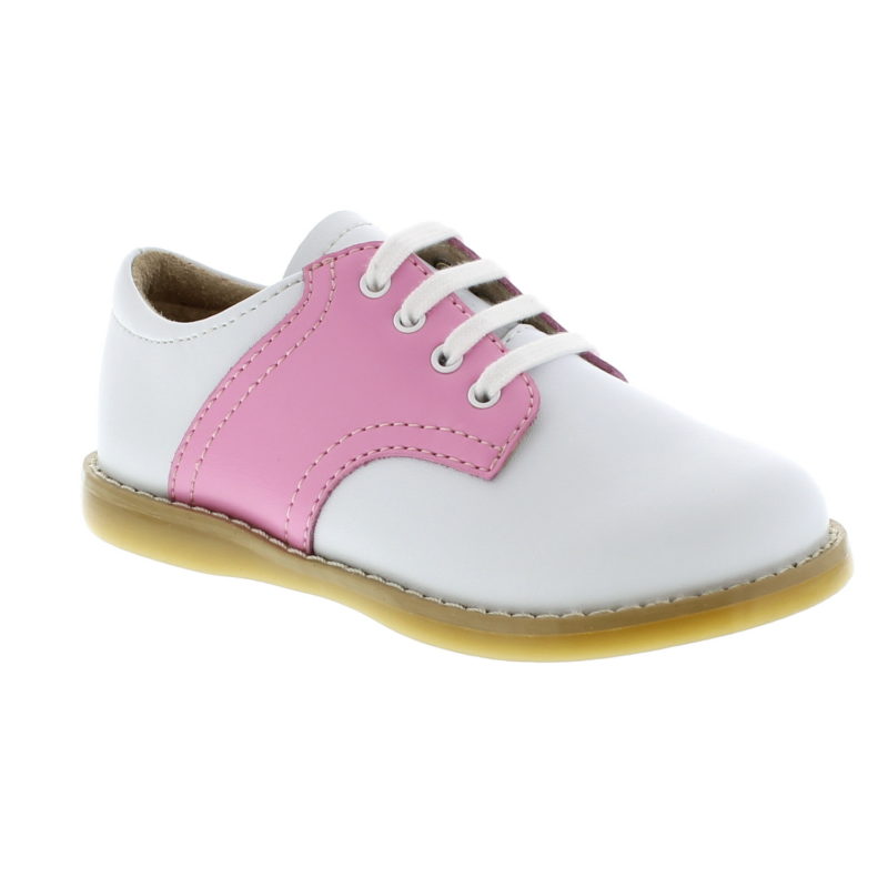 Footmates Pink Saddle Shoe